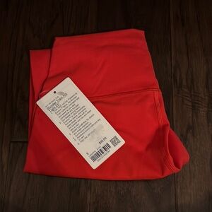 Lululemon wunder train hr tights 25in size 8